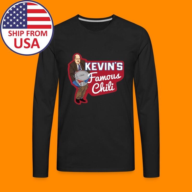 

Kevin#039;s Famous Chilli The Office Malone Family Men#039;s Black Size S to 2XL Unisex T-Shirt M