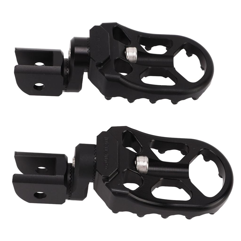 2 st Motorcykel Framfotstöd Vänster Höger Justerbar Fotpedal Fäste Fotpinnar för F750GS F850GS