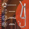 30Pcs Christmas Light Clips Metal Gutter Hooks Strong Load-bearing Weatherproof