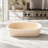 Rattan Woven Banneton Basket Oval Shape Bread Baking Tool Durable Dough Rising Bowl  Bread Dough