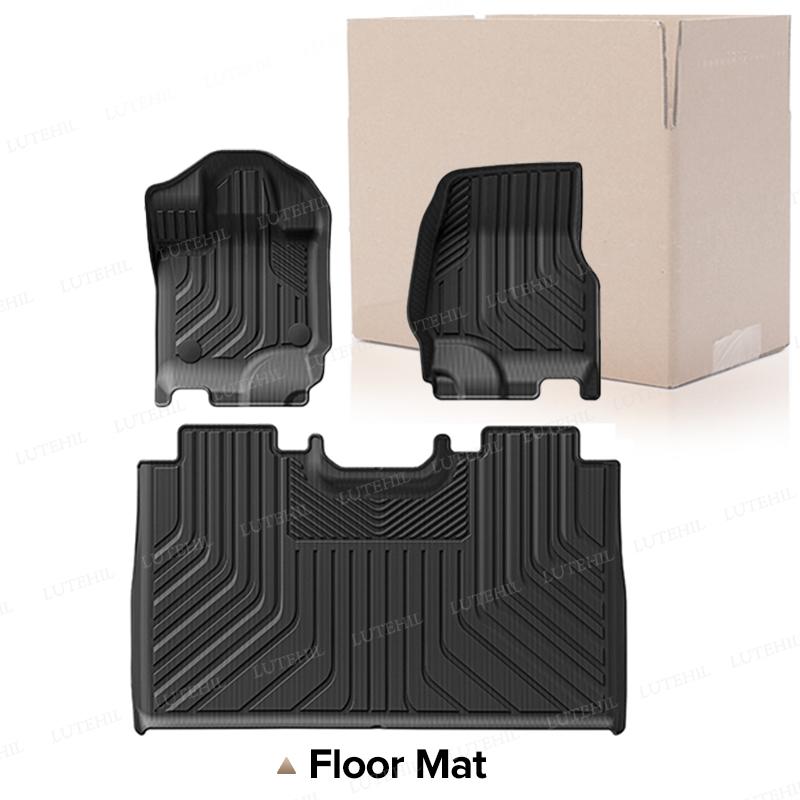 LUTEHIL For Ford F150 2015-2025 2025 2025 2025 2020 19 All-Weather TPE Floor Mat Trunk Mat Carpet Cover Auto Interior Accessorie