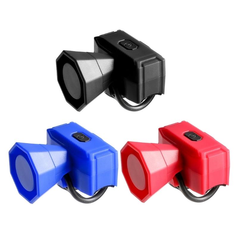 USB Rechargeable Bicycles Horn Bike Bells 5 Sound Modes Easy to Install for Adults and Kids Cycling Safety Part