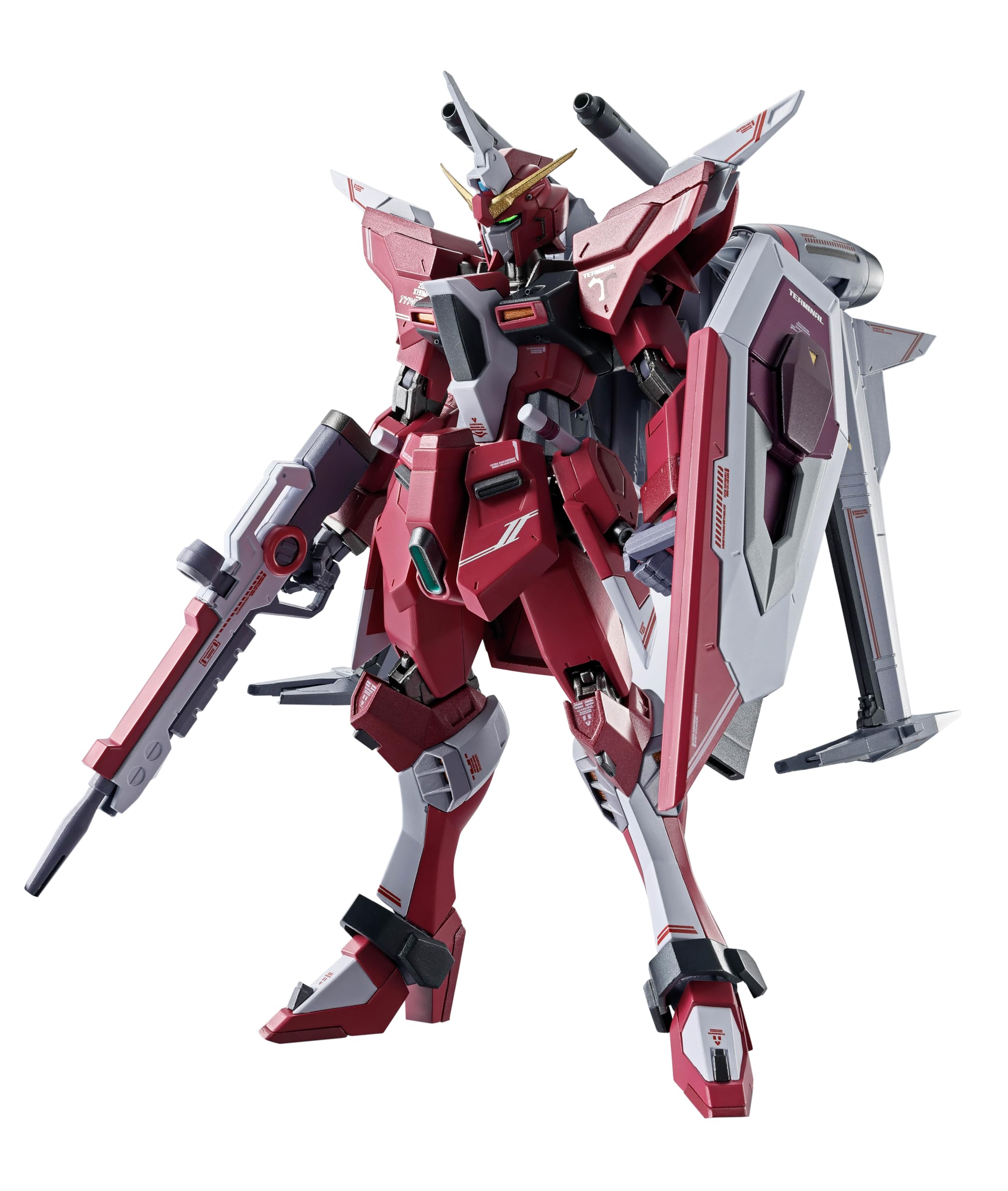 

TAMASHII NATIONS METAL ROBOT SPIRITS Мобильный доспех Gundam SEED FREEDOM METAL ROBOT SPIRITS SIDE MS Infinite Justice Gundam Type-2, примерно 140 мм,