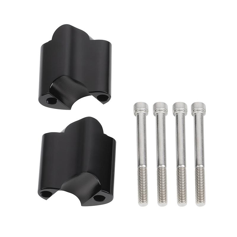 Motorcycle 2'' Rise Handle Bar Risers For Harley XL 1200X Forty-Eight 2010-2018 Handlebar Riser Mount Adapter