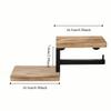Space Saving Wall Mounted Toilet Paper Holder High Load-bearing Countertop Organizer  Kitchen