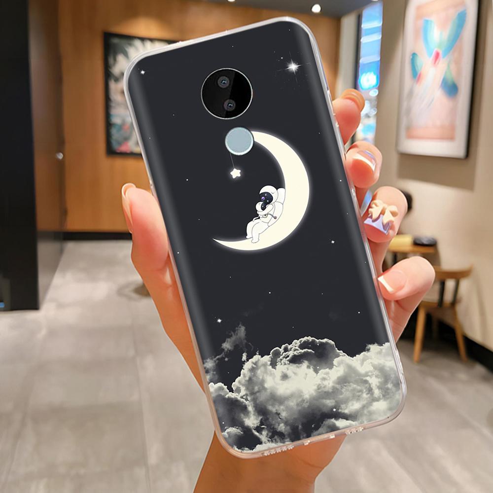 For Nokia C30 Case Funny Creative Cover for Nokia C30 Phone Cases Soft TPU Silicone Transparent Back Covers for NokiaC30 C 30