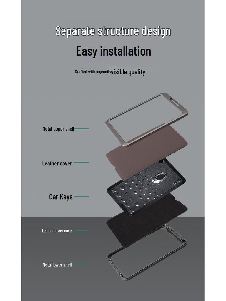 'ORA IQ Travel Edition Wildcat Car Key Card Metal Holder - Unisex'