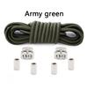 1Pair/2Pair New Metal Buckle Laces Unisex Quick-On/Off Shoelaces Oval Elastic Shoelace for Sneakers and Boots