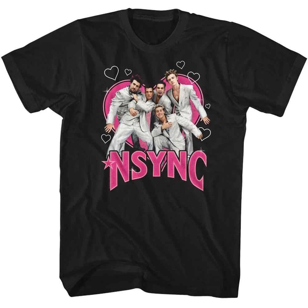 NSYNC - Heartthrob - American Classics - Solid Black  Short Sleeve Children s T-shirt 160