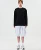 TOPBOY Heavy Duty One-Pleat Cargo Training Shorts White Melange