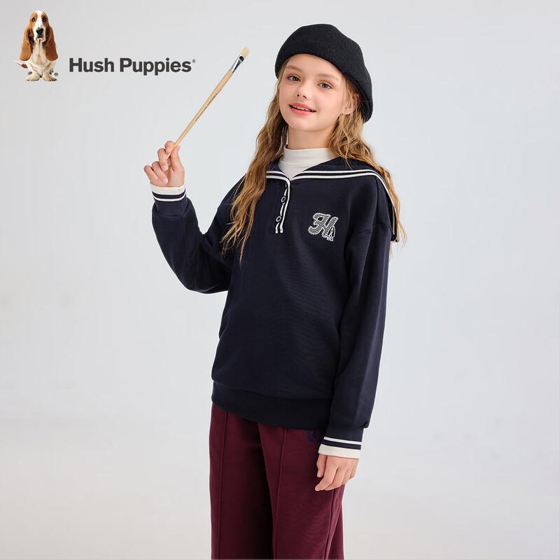 Hush Puppies Girls' Sweet Sailor Collar Pullover Sweatshirt