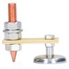 Magnetic Welding Support Clamp Adjustable Welding Support Ground Holder with Terminal Connector