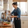 Adjustable Water-resistant Apron Oil-Proof Kitchen Apron Simple Cooking Apron  Restaurants