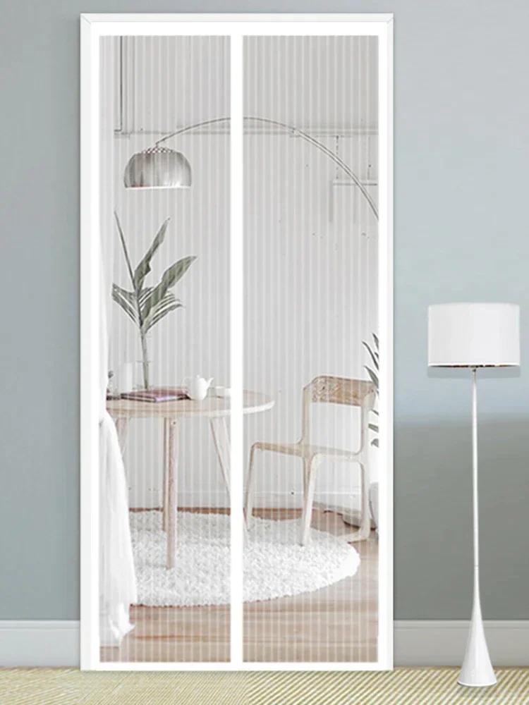 Curtains Magnetic Door Curtain Magnetic Mosquito Net Window Automatic Closing 80/90/100 Cms Shades Screen Home Textile Garden