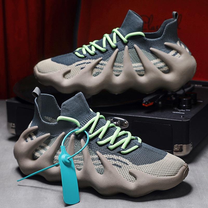 

Spring and summer coconut shoes men s 2024 new trendy casual sports shoes men s soft-soled fly-woven mesh trendy shoes students 45