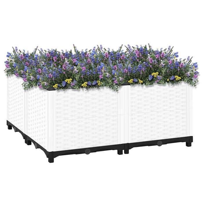 VidaXL Lit surélevé 80x80x38 cm Polypropylène 153318