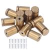 12Pcs Standoff Screw Stainless Steel 19x30mm Wall Mount Advertising Fastener Set Kit