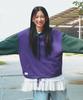 Blocking Hoodie Deep Green Purple