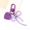 Lovely Heart Bowknot Bag Charm Pendant Keychain Bag Accessories for Backpack Purse Handbag Decors Aesthetic Keychain