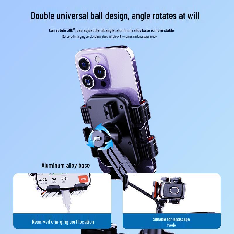 Portable Navigation Phone Holder for Scooters, Motorcycles, and Bicycles – Essential for Delivery Riders