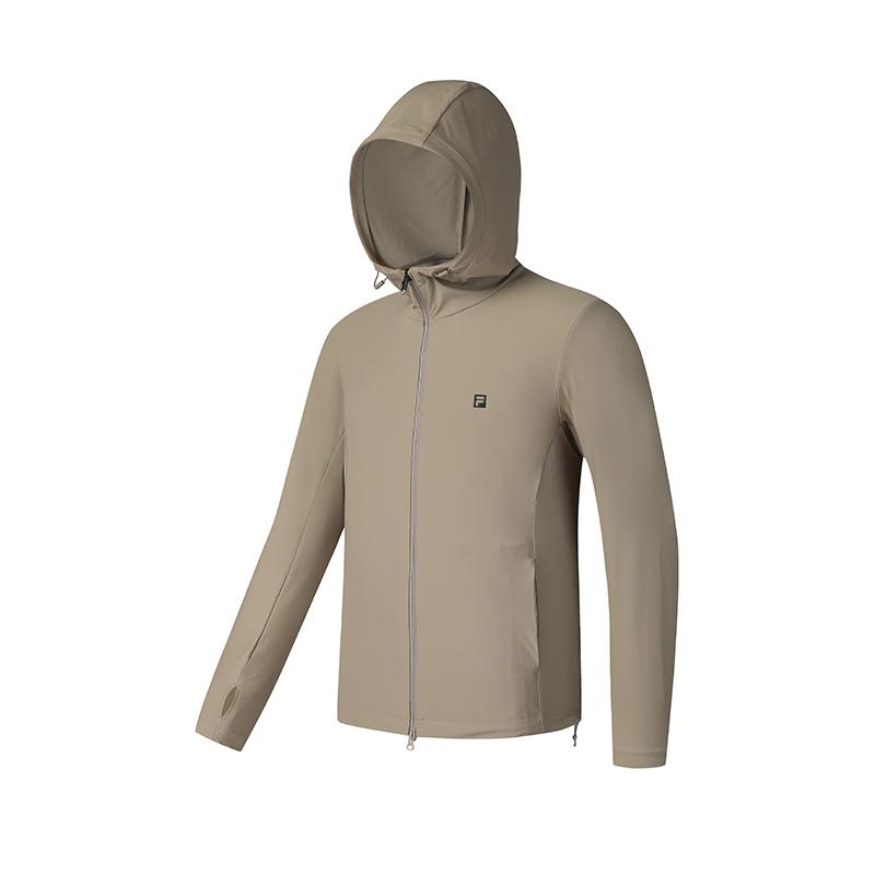 

Спортивная мода серии FILA Fitness Простая крутая дышащая куртка с капюшоном Мужская куртка Бобово-зеленый Коричневый A51M521501F-BN XXL