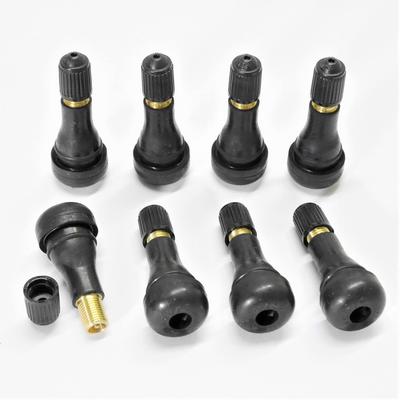 Indústria do Pacífico .PACIFIC Borracha Automotiva TR413 CL (Tampa CL com Junta) Válvula Tubeless, Conjunto de 8, Fabricado no Japão, Preto