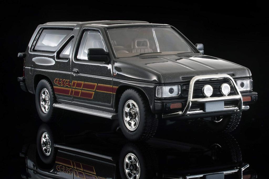Tomica Limited Vintage Neo Scale Nissan Terrano R3M with Optional Finished Product 1/64 LV-N63d Parts, Gray,