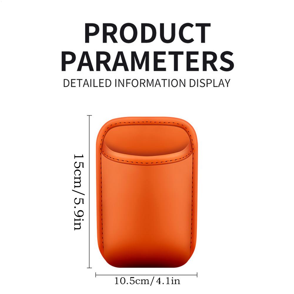 Car Cup Holder Car Seat Back Storage Box PU Rear Seat Cup Holder Vehicle Accessories Car Side Beverage Bucket Holder