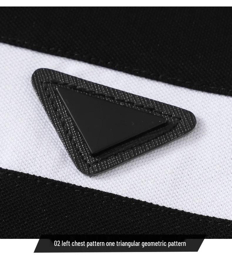 Men's Slim-Fit Striped Polo Short-Sleeve Lapel T-Shirt - Summer Style