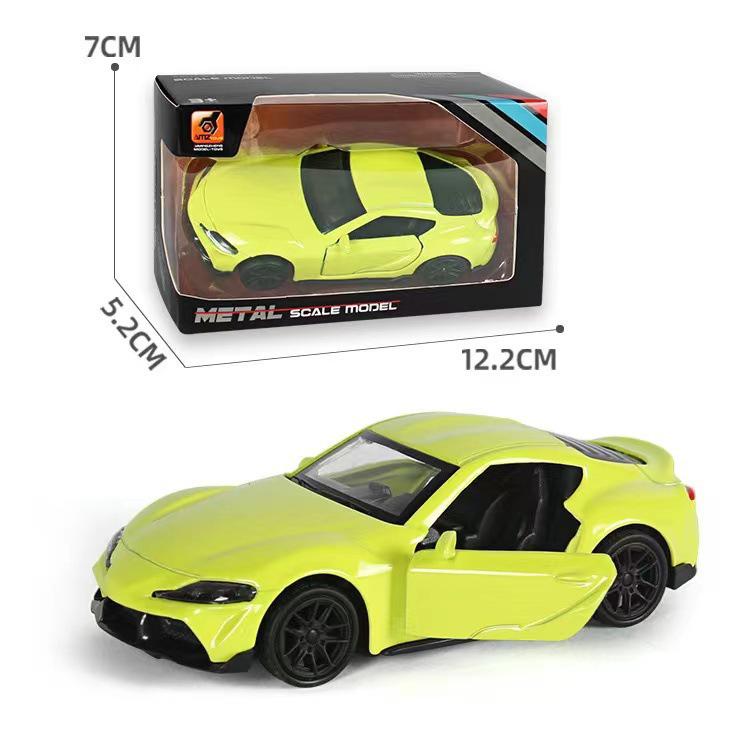 1:43 Alloy Pull-Back Sports Car Toy Figurine for Kids - Claw Machine Gashapon Gift.