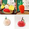 Kids-friendly Soft Plush Fruit Vegetable Doll Keychain Precious Tiny Cute