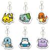 Anime Characters Gengar Psyduck Cute Acrylic Keychain Accessories Bag Charms Cute Backpack Pendant Key Ring Gifts for Friends