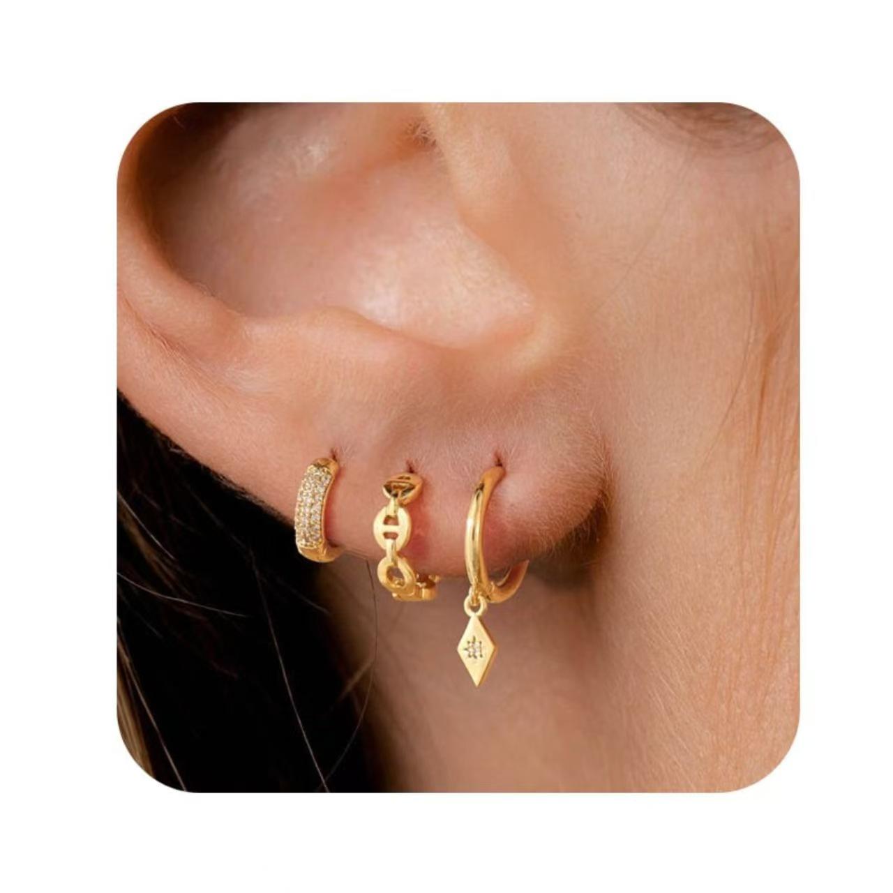 

Европейская и американская мода, легкие роскошные каффы для ушей: Трендовые универсальные серьги во французском стиле для женщин