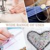 500M Sewing Thread Polyester Thread Black White Strong Sewing Threads Sewing Spools Polyester for Hand Machine