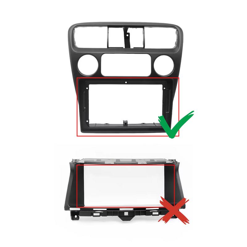 9 /10 INCH Change To 11.5/13 INCH ABS+PC Car Audio GPS Carplay Android System Installation Frame Fascia Fitting Panel Kit