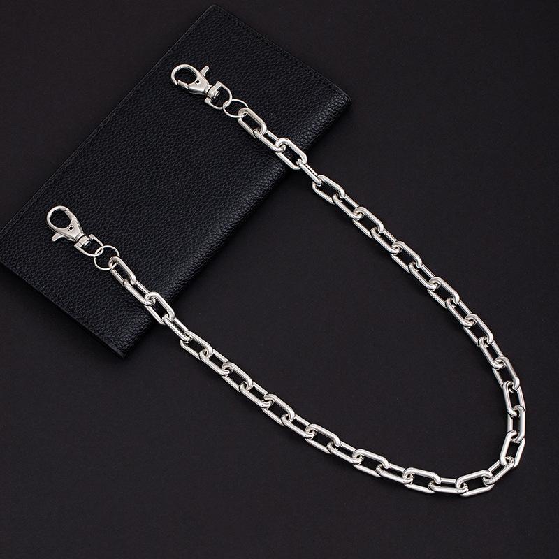 Fashion Thick Chain Hip Hop Waist Chain Necklace Bracelet Vintage Punk Trendy Cool Jeans Chain Accessories
