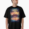Cambodia Retro Vintage Travel Design Oversized T-Shirt