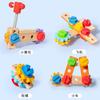Wooden Children'S Early Education Screwing Screws Disassembly Nuts Portable Toolbox Exercise Hand-Eye Coordination Educational Toys