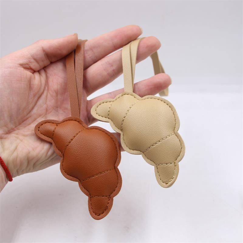 Cute Cartoon Duck Bag Charm High Quality Cute Leather Charm Bag Keyring Backpack Decoration Accessories Gifts