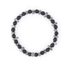 Jbans Classic 6Mm Asymmetrical Seahorse Mix Black Onyx Gemstone Bracelet (C2401Ac1157_Bk)