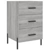 VidaXL Table de chevet sonoma gris 40x40x66 cm bois d'ingénierie 827674