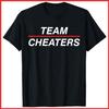 Team Cheaters Black Cotton T-Shirt S-5XL