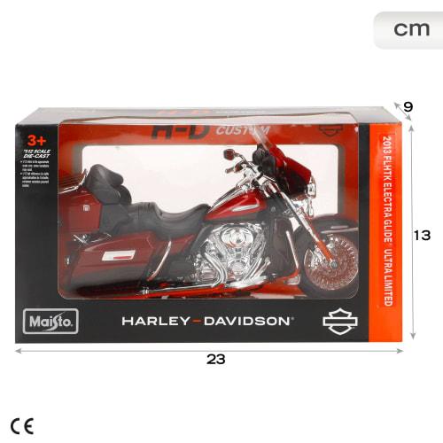 Maisto 1/12 Scale Harley-Davidson 2013 FLHTK Electra Glide Red / Diecast Model Car, Motorcycle, Finished Model 32323