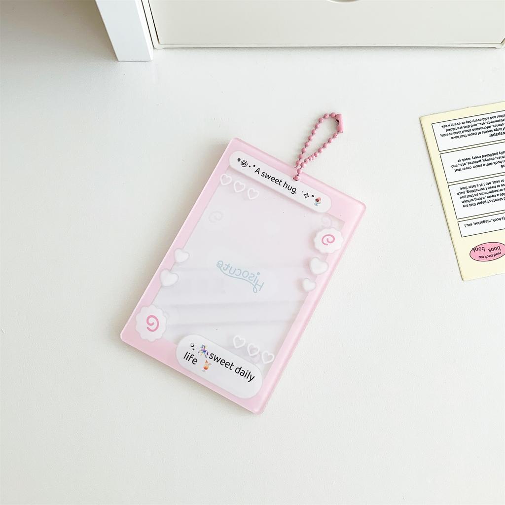 Instagram Style 3inch Acryl Pocard Holder K-Pop Idol Fans Small Pocard Frame Case ID Card Licence Protective Cover