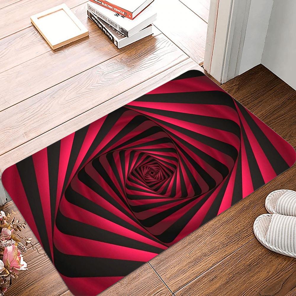 3D Optical Illusion Entrance Doormat Funny Indoor Outdoor Rug Non Slip Bath Bedroom Kitchen Carpet Home Decor
