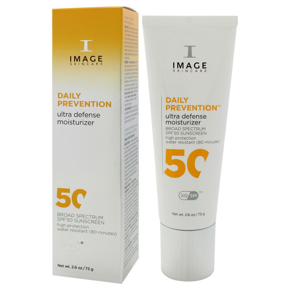Daily Prevention Ultra Defense Moisturizer SPF 50 by Image for Unisex - 2.6 Oz Sunscreen