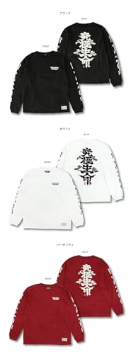 MAN WITH A MISSION 2021 New Year's Sale Merchandise: New Year's Pine Long Sleeve T-Shirt (English Ver.) (White) Size L