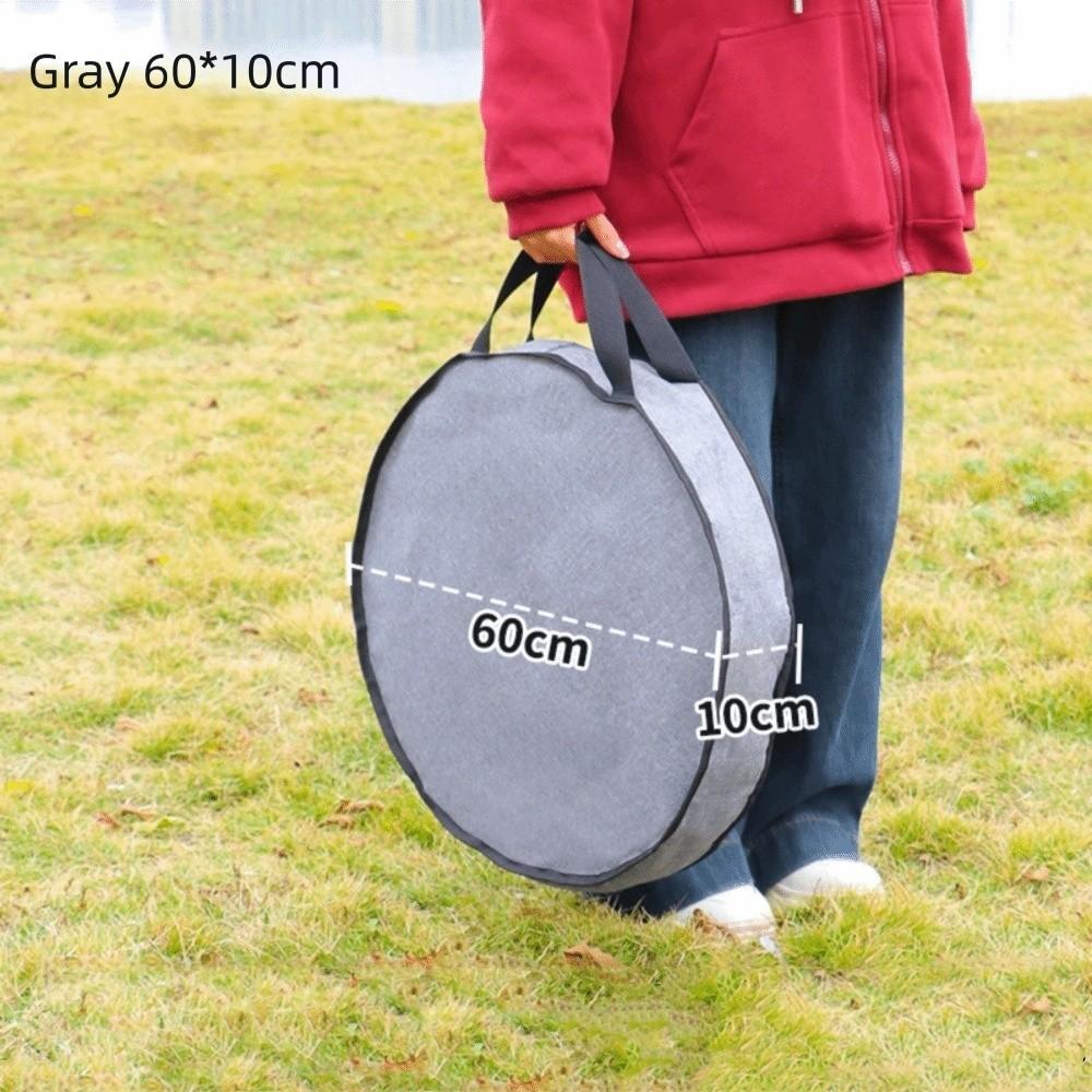 Multi-Functional Storage Bag Round Handheld Plate Bag New Household Organizer  Cam Tent