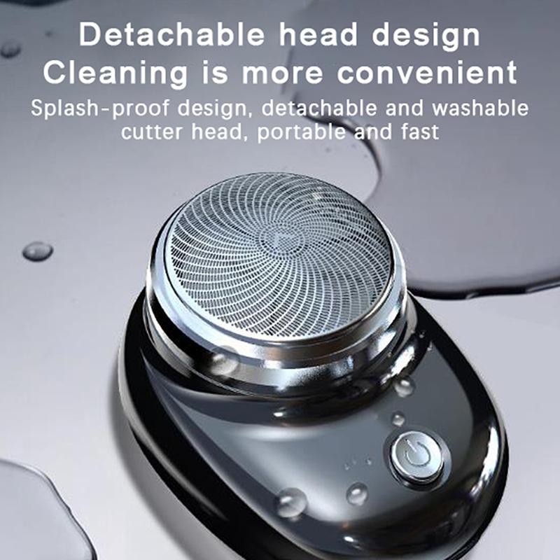 Electric Shaver Portable Razor Travel Attire Wet And Dry Men Usb Rechargeable Shaver Charging Simple Washable Father'S Day Gift