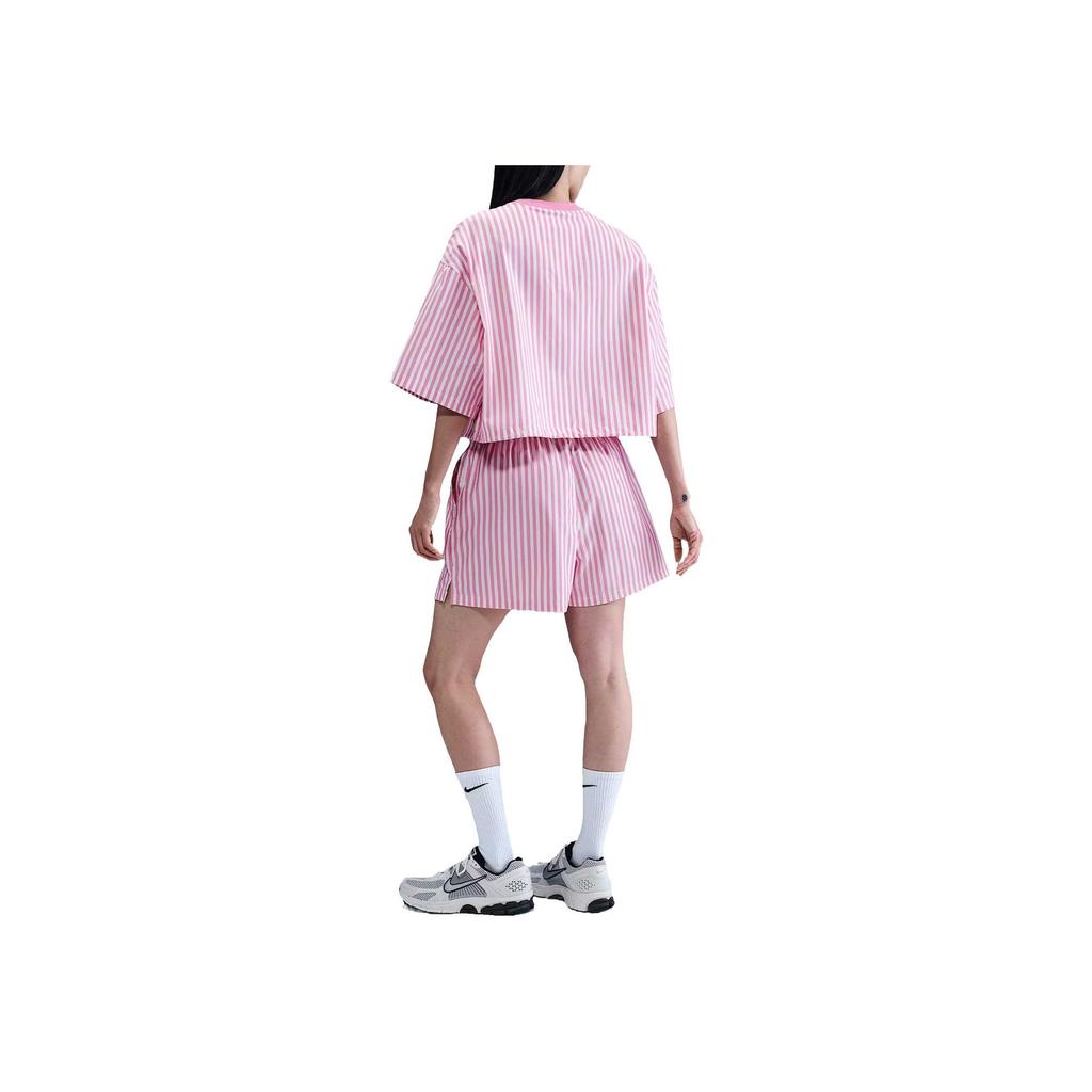 Nike Sportbekleidung Chill Popeline Mode Vielseitige Persönlichkeit Kurzarm Drop Shoulder T-Shirt Damen Oberteile IH8485-675